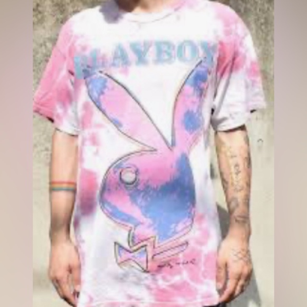 Playboy by Andy Warhol Tie Dye T-Shirt